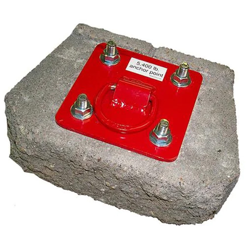 Ancrage continu pour b&eacute;ton PROTECTA PRO, B&eacute;ton, Usage Temporaire Brunswick Fyr & Safety