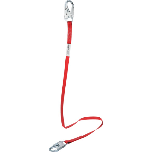 Longe de positionnement ajustable Pro, 1 branches, 6', Classe CSA B, Polyester Brunswick Fyr & Safety