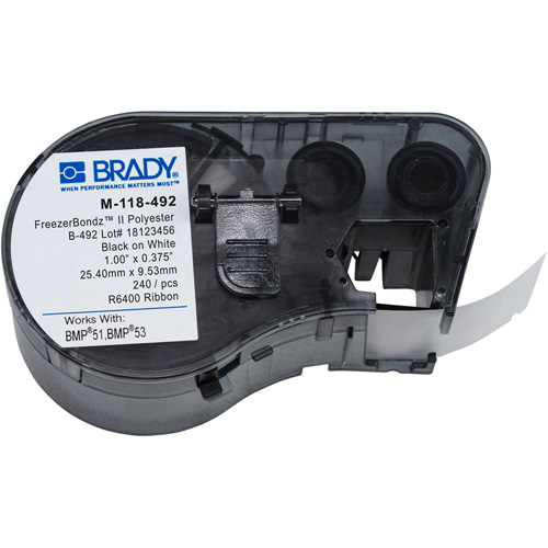 Low Temperature Label Maker Cartridge, Black Brunswick Fyr & Safety