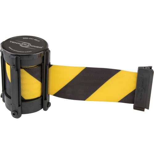 Cassettes de rechange pour Tensabarrier pour l'ext&eacute;rieur, Advance ou StowAway, 13', Ruban Jaune Brunswick Fyr & Safety