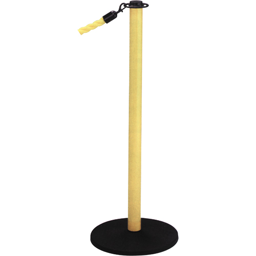 Poteaux portatifs, Hauteur de 36", Jaune Brunswick Fyr & Safety
