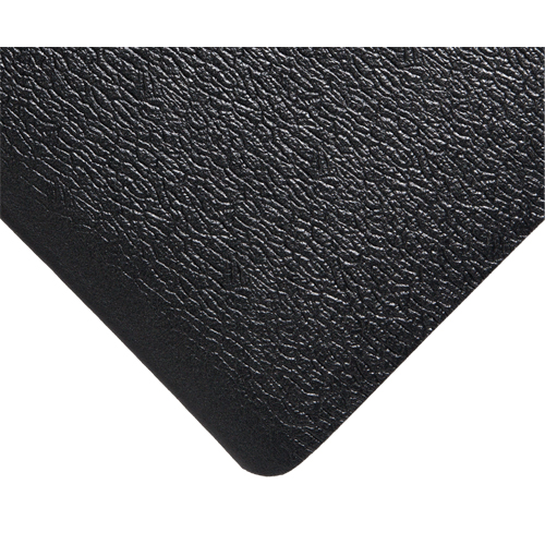 Deluxe Soft Step No. 444 Mats, Pebbled, 3' x 5' x 5/8", Black, PVC Sponge Brunswick Fyr & Safety