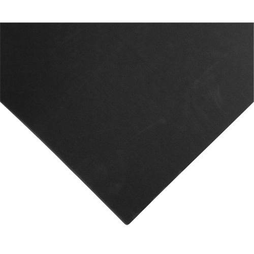 Electrically Conductive Mat No.785, 3' W x 5' L x 3/32" T, PVC, Smooth, Black Brunswick Fyr & Safety