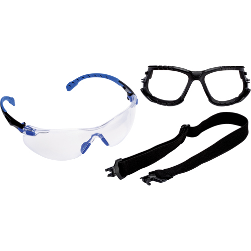 Lunettes de s&eacute;curit&eacute; Solus avec ensemble de lentilles Scotchgard, Lentille Transparent, Antibu&eacute;e, R&eacute;pond ou surpasse la norme CSA Z94.3 Brunswick Fyr & Safety