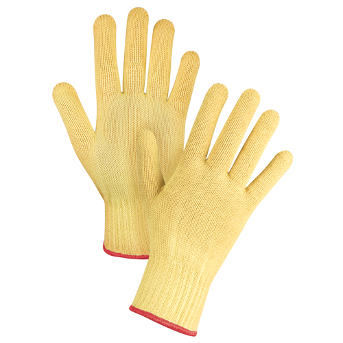 Seamless String Knit Gloves, Size Small/7, 7 Gauge, Kevlar&reg; Shell, ASTM ANSI Level A2/EN 388 Level 3 Brunswick Fyr & Safety