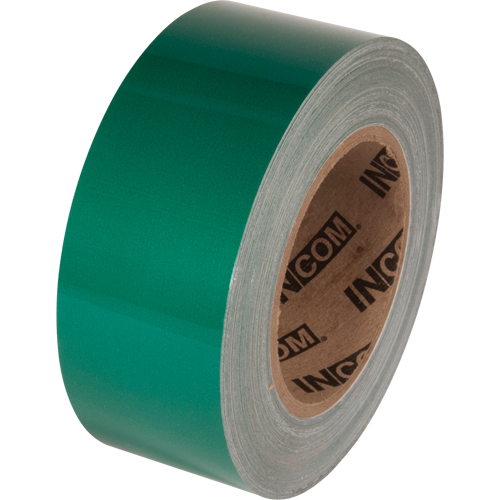 Tuff Mark&reg; Floor Marking Tape, 3" x 100', Polyester, Green Brunswick Fyr & Safety