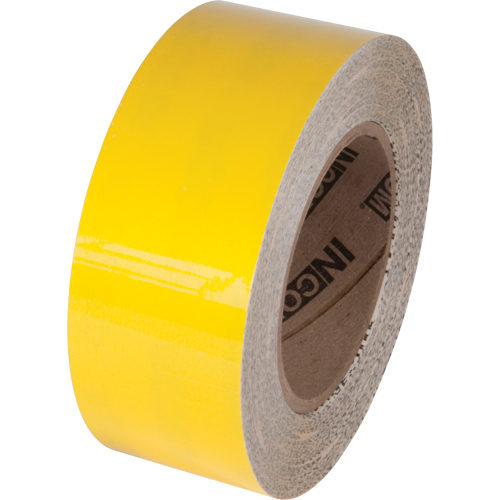 Tuff Mark&reg; Floor Marking Tape, 2" x 100', Polyester, Yellow Brunswick Fyr & Safety