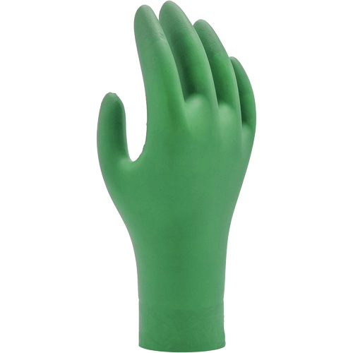 6110PF Biodegradable Gloves, X-Small, Nitrile, 4-mil, Powder-Free, Green Brunswick Fyr & Safety