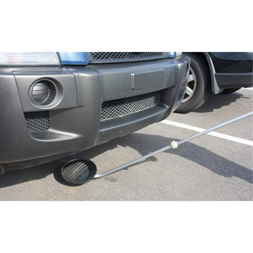 Inspection Mirror, 8.5" dia., Round, 47" Handle Brunswick Fyr & Safety