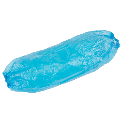 Disposable Sleeves, 18" long, Polyethylene, Blue Brunswick Fyr & Safety
