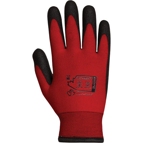 Gants doubl&eacute;s pour l'hiver Dexterity, 10/T-Grand, R&ecirc;vetement PVC, Calibre 15, Enveloppe en Nylon Brunswick Fyr & Safety
