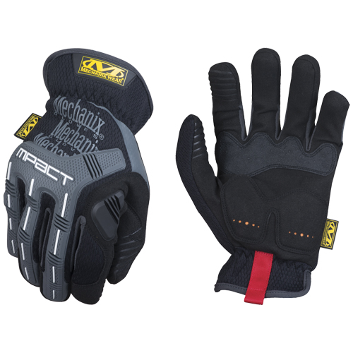 Gants M-Pact, Petit, Paume en Cuir fleur, Poignet &agrave; enfiler Brunswick Fyr & Safety