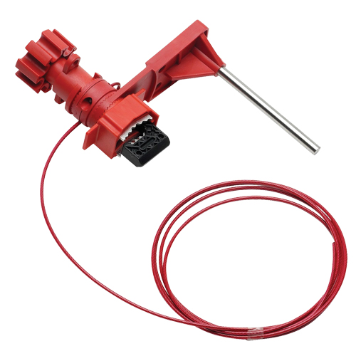 Petit dispositif de verrouillage avec bras de blocage pour valves, Type Universel Brunswick Fyr & Safety