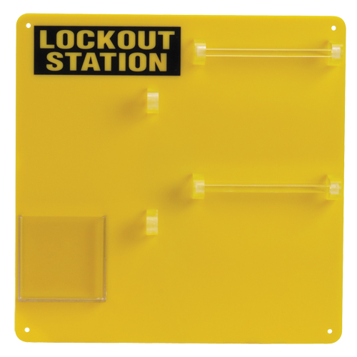Lockout Board, 12 Padlock Capacity, Padlocks Not Included Brunswick Fyr & Safety