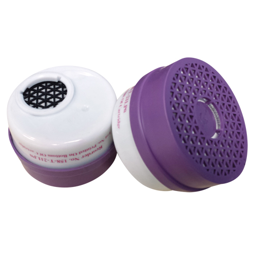 Respirator Cartridge, Combination Gas/Vapour Cartridge and Particulate Filter, Acid Gas/Chlorine Gas/P100 Filter Brunswick Fyr & Safety