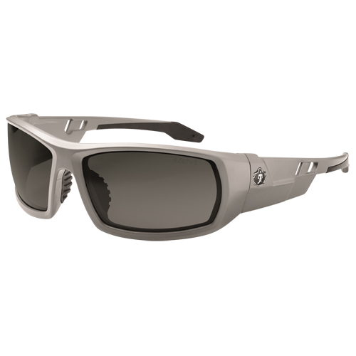 Lunettes de s&eacute;curit&eacute; Skullerz Odin, Lentille Grise/fum&eacute;e, Antibu&eacute;e/Anti-&eacute;gratignures, ANSI Z87+/R&eacute;pond ou surpasse la norme CSA Z94.3 Brunswick Fyr & Safety
