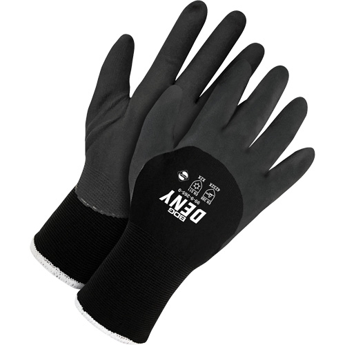 Gants synth&eacute;tiques, 10, R&ecirc;vetement Mousse de nitrile, Calibre 15, Enveloppe en Nylon/Acrylique Brunswick Fyr & Safety