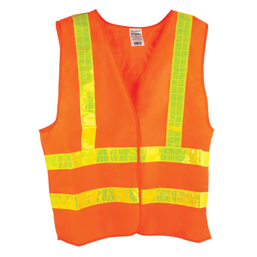 Veste de circulation Dynamic, Orange haute visibilit&eacute;, Moyen, Polyester Brunswick Fyr & Safety