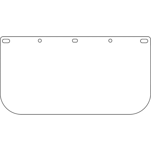 Dynamic Faceshield Visor Window, PETG, Clear Tint Brunswick Fyr & Safety