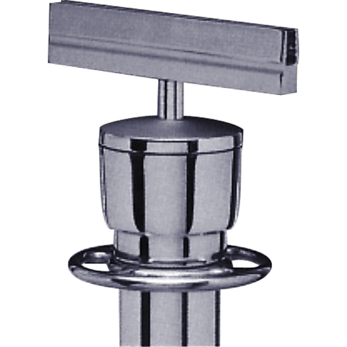 Sign Bracket for Portable Post, Satin Chrome Brunswick Fyr & Safety