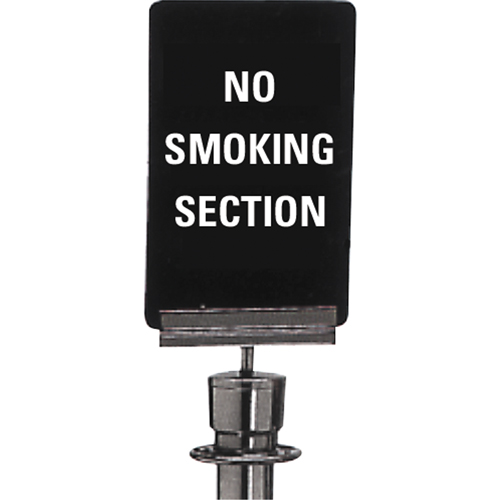 "No Smoking" Crowd Control Sign, 11" x 7", Plastic, English Brunswick Fyr & Safety