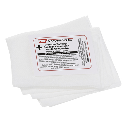 Dynamic Compress Bandage, 3" L x 3" W Brunswick Fyr & Safety