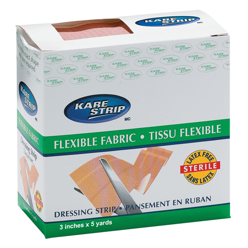 Pansement &eacute;lastique Dynamic, Rectangulaire/carr&eacute;e, 180", &eacute;toffe/Tissu, Non st&eacute;rile Brunswick Fyr & Safety