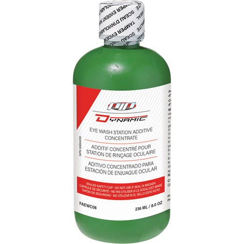 Dynamic Eyewash Additive Concentrate, Full Bottle, 8 oz. Brunswick Fyr & Safety