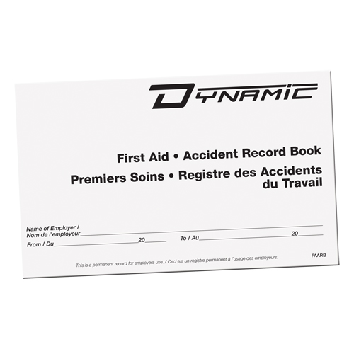 Livret pour rapport d'accident Dynamic Brunswick Fyr & Safety