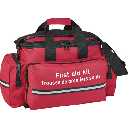 Trousse de premiers soins de trauma pour premier r&eacute;pondant Dynamic, Dispositif m&eacute;dical Classe 1, Sac en nylon Brunswick Fyr & Safety