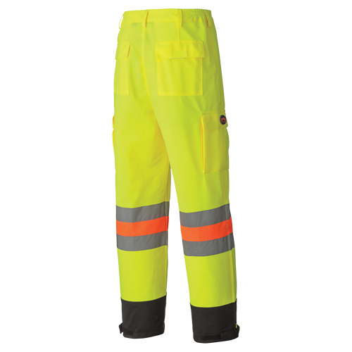 6009 Pantalon de s&eacute;curit&eacute; routi&egrave;re respirant, Polyester, T-petit, Jaune lime haute visibilit&eacute; Brunswick Fyr & Safety