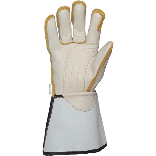Gants pour monteur de ligne, Petit, Paume en Cuir fleur de vache Brunswick Fyr & Safety
