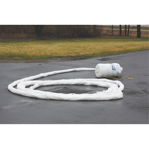 Barrage Spillver Bullet, Huile seulement, 100' lo x 5" la, Absorption 28 gal. Brunswick Fyr & Safety
