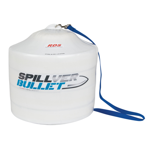 Spillver Bullet Hazmat Boom, Hazmat, 50' L x 5" W, 14 gal. Absorbancy Brunswick Fyr & Safety