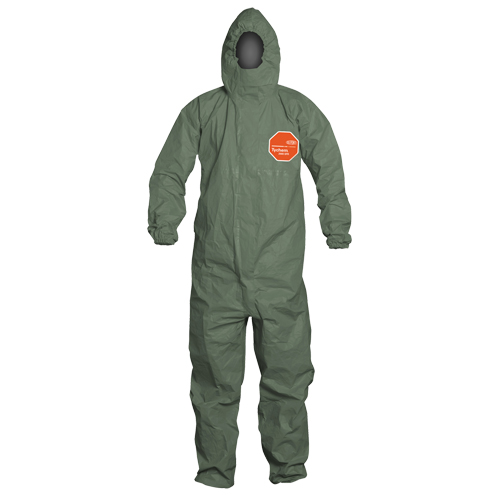 Tychem&reg; 2000 SFR Protective Coveralls, Small, Green Brunswick Fyr & Safety