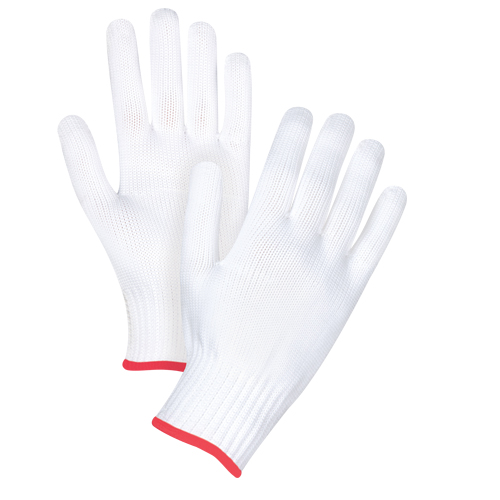 Gants tricot&eacute;s sans couture, Polyester, Calibre 10, Petit Brunswick Fyr & Safety