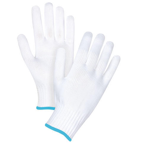 Seamless String Knit Gloves, Polyester, 10 Gauge, X-Large Brunswick Fyr & Safety