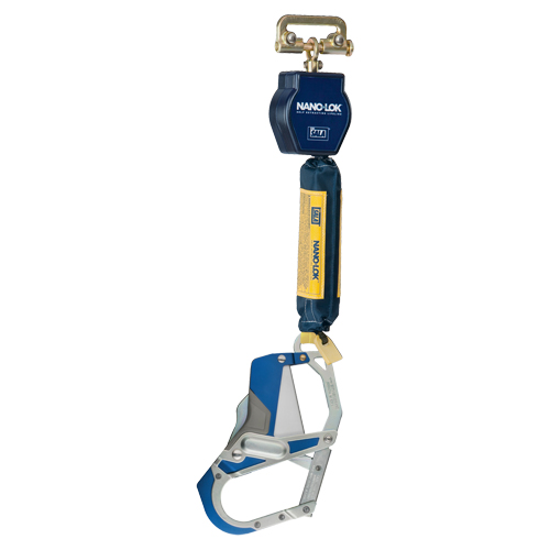 Nano-Lok Self-Retracting Lifeline, 6', Web, Stationary Brunswick Fyr & Safety