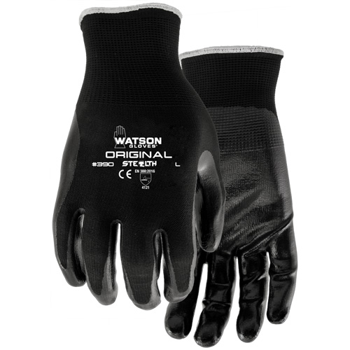 Gants enduits Stealth Original, 7/Petit, R&ecirc;vetement Nitrile, Calibre 13, Enveloppe en Nylon Brunswick Fyr & Safety