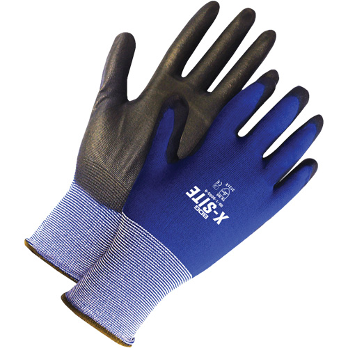 Gants synth&eacute;tiques enduits, 7, R&ecirc;vetement Polyur&eacute;thane, Calibre 13, Enveloppe en Nylon Brunswick Fyr & Safety