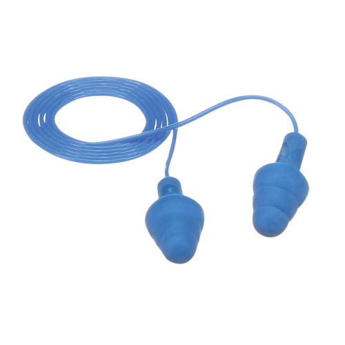 E-A-R UltraFit Metal-Detectable Earplugs, Corded, Regular, Bulk - Polybag, 25 NRR dB Brunswick Fyr & Safety