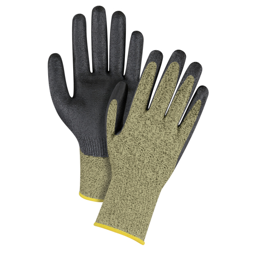 Gants enduits respirables, Taille 6/T-petit, Calibre 13, Rev&ecirc;tement Mousse de nitrile, Enveloppe en Aramide, ASTM ANSI niveau A6 Brunswick Fyr & Safety