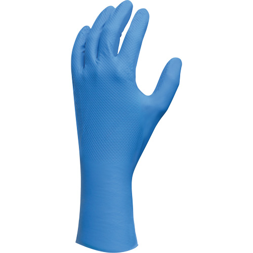 Lightweight Gloves, 7/Small, Nitrile, 9-mil, Powder-Free, Blue Brunswick Fyr & Safety