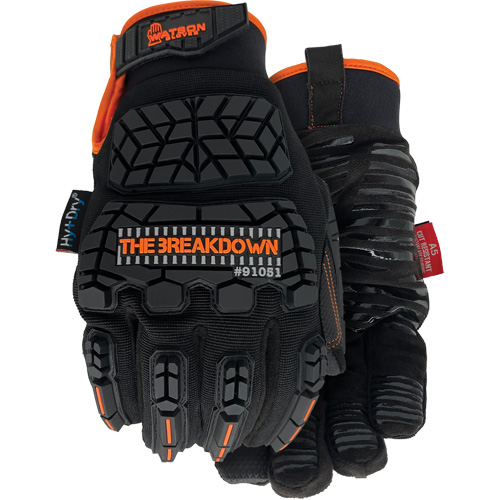 91051 The Breakdown Gloves, Size Medium, PVC Coated, Cutshield Shell, ANSI/ISEA 105 Level 4 Brunswick Fyr & Safety