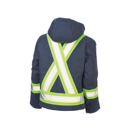 Manteau de s&eacute;curit&eacute;, Bleu marine, Grand Brunswick Fyr & Safety