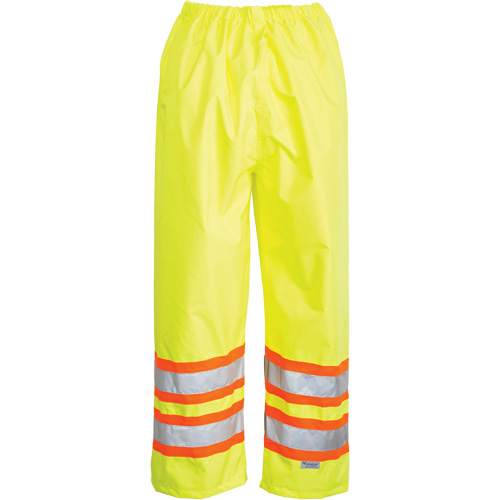 Pantalons avec taille &eacute;lastique Open Road, Polyester, Petit, Jaune lime haute visibilit&eacute; Brunswick Fyr & Safety
