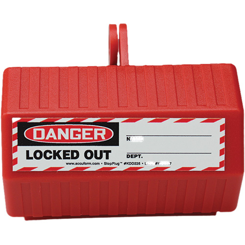 Stopout&reg; StopPlug Lockout, Plug Type Brunswick Fyr & Safety