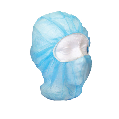 Disposable Balaclava Hood, Polypropylene, Blue Brunswick Fyr & Safety