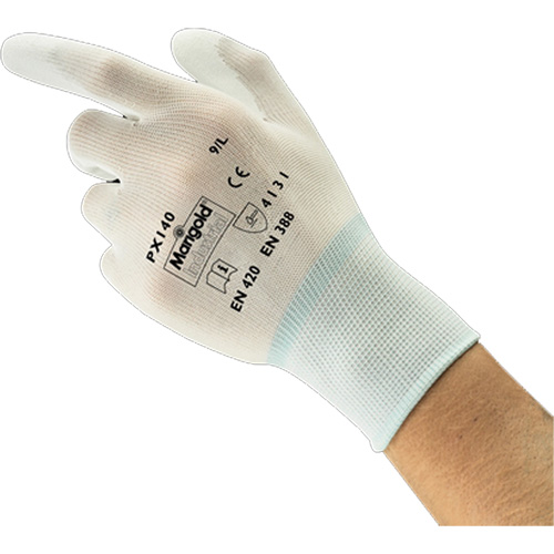PX140 Coated Gloves, 6/X-Small, Polyurethane Coating, 15 Gauge, Nylon Shell Brunswick Fyr & Safety