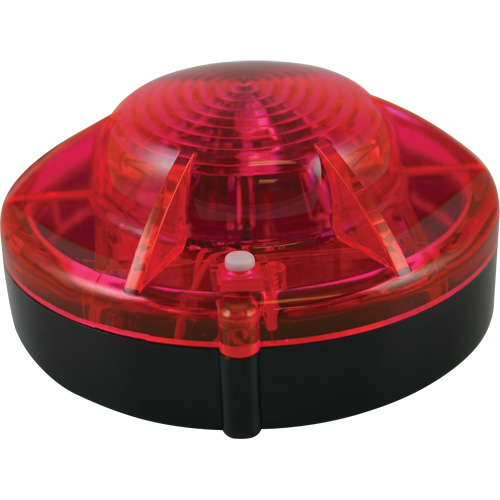 Balise stroboscopique rouge magn&eacute;tique, Plastique Brunswick Fyr & Safety